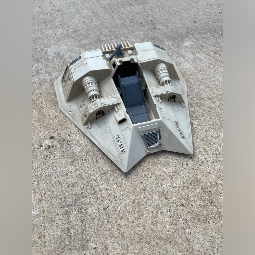 Vintage 1980 Star Wars Kenner Snow Speeder Incomplete